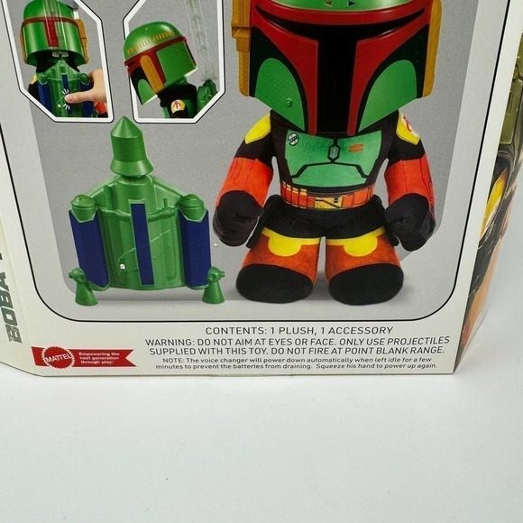 Star Wars The Book of Boba Fett Voice Cloner Boba Fett 12" Feature Plush Toy - Picture 13 of 16